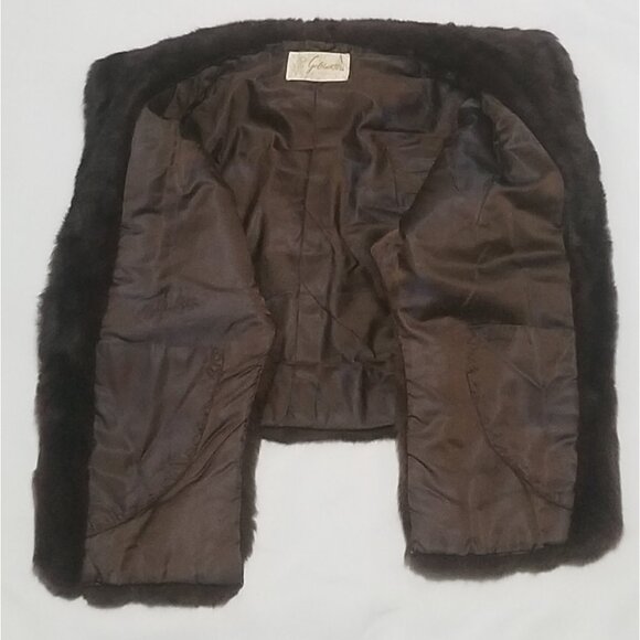 Vintage 1950's Fur Shrug by Goldwaters of Arizona - Picture 3 of 8